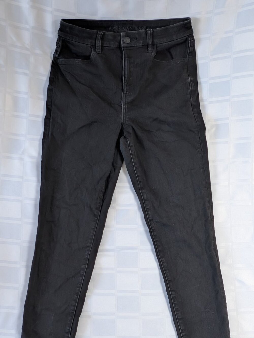 AMERICAN EAGLE BLACK PANTS NEXT LEVEL STRETCH SIZE 10 JEAN STYLE WOMEN FASHION